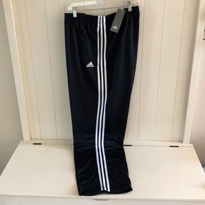 Adidas Pants Tricot 3-Stripe Black Size 4XLT NEW